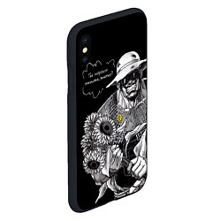 Чехол iPhone XS Max матовый Супермутант Лили - Super Mutant Lily, цвет: 3D-черный — фото 2