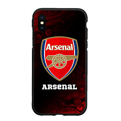 Чехол iPhone XS Max матовый АРСЕНАЛ Arsenal Разводы, цвет: 3D-черный