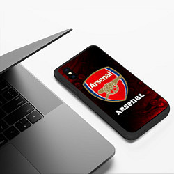 Чехол iPhone XS Max матовый АРСЕНАЛ Arsenal Разводы, цвет: 3D-черный — фото 2