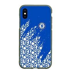 Чехол iPhone XS Max матовый Chelsea челси