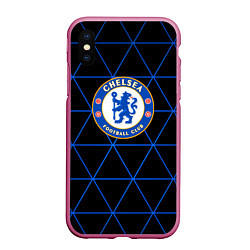 Чехол iPhone XS Max матовый Челси football club