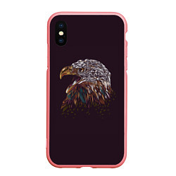 Чехол iPhone XS Max матовый Статный орёл, цвет: 3D-баблгам