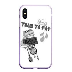 Чехол iPhone XS Max матовый Time To Fap