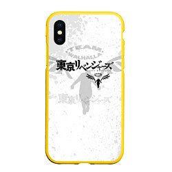 Чехол iPhone XS Max матовый Токийские мстители аниме Tokyo Revengers