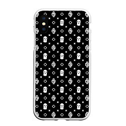 Чехол iPhone XS Max матовый Black Dope Camo Dope Street Market