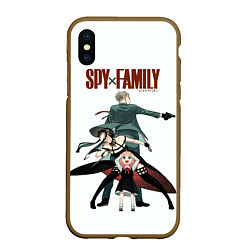 Чехол iPhone XS Max матовый Spy Family