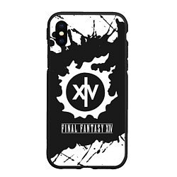 Чехол iPhone XS Max матовый FINAL FANTASY XIV - МЕТЕОР Краска, цвет: 3D-черный