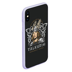 Чехол iPhone XS Max матовый Валькирия - VALKYRIE, цвет: 3D-светло-сиреневый — фото 2