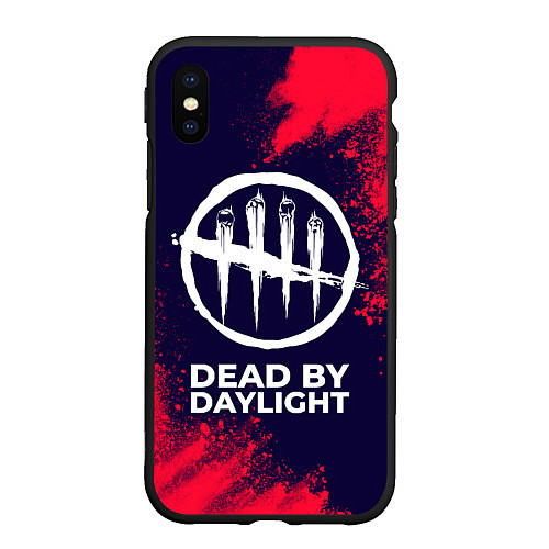 Чехол iPhone XS Max матовый DEAD BY DAYLIGHT Арт / 3D-Черный – фото 1