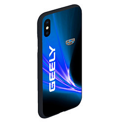 Чехол iPhone XS Max матовый Geely Automobile, цвет: 3D-черный — фото 2