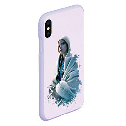 Чехол iPhone XS Max матовый The Northman Olga, цвет: 3D-светло-сиреневый — фото 2