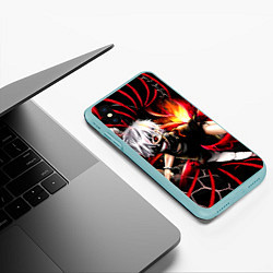 Чехол iPhone XS Max матовый Tokyo Ghoul Токийский Гуль Red Snake, цвет: 3D-мятный — фото 2