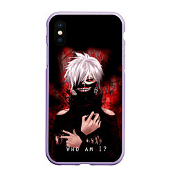 Чехол iPhone XS Max матовый Tokyo Ghoul Токийский Гуль Who am I