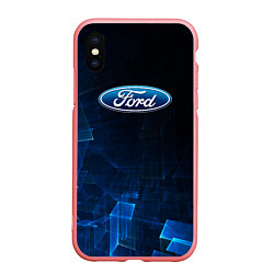 Чехол iPhone XS Max матовый Ford форд abstraction