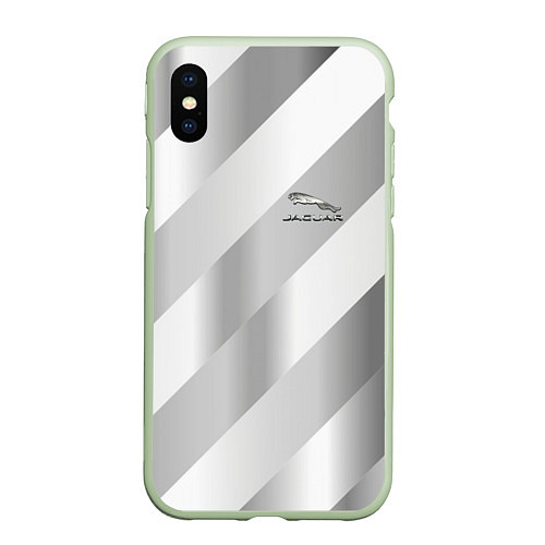 Чехол iPhone XS Max матовый JAGUR / 3D-Салатовый – фото 1