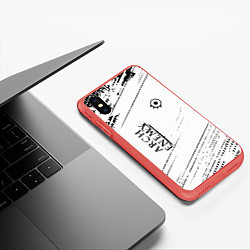 Чехол iPhone XS Max матовый Arch Enemy, цвет: 3D-красный — фото 2