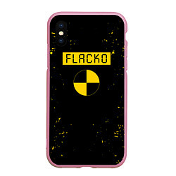 Чехол iPhone XS Max матовый Asap rocky skepta, цвет: 3D-розовый