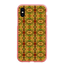 Чехол iPhone XS Max матовый Абстрактные узоры