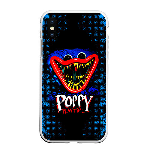 Чехол iPhone XS Max матовый POPPY PLAYTIME ХАГГИ ВАГГИ ПОППИ ПЛЕЙТАЙМ / 3D-Белый – фото 1