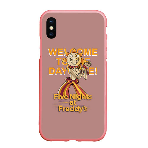 Чехол iPhone XS Max матовый Five Nights at Freddys: Security Breach - Воспитат / 3D-Баблгам – фото 1