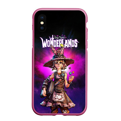 Чехол iPhone XS Max матовый Tiny Tinas Wonderlands Tina / 3D-Малиновый – фото 1