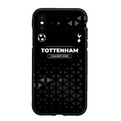 Чехол iPhone XS Max матовый Tottenham Форма Champions