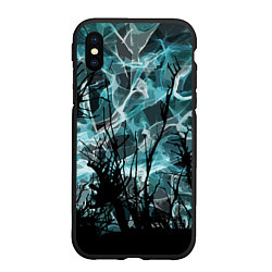 Чехол iPhone XS Max матовый Темный лес Дополнение Коллекция Get inspired! F-r-, цвет: 3D-черный