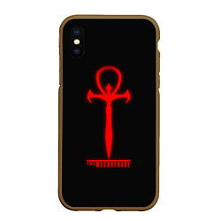 Чехол iPhone XS Max матовый Vampire: The Masquerade - Bloodhunt Logo Лого