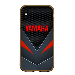 Чехол iPhone XS Max матовый YAMAHA ТЕХНОЛОГИЧЕСКАЯ БРОНЯ, цвет: 3D-коричневый