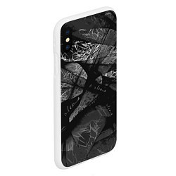 Чехол iPhone XS Max матовый Silencio Коллекция Get inspired! Fl-175-1-5-a-s, цвет: 3D-белый — фото 2