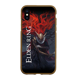 Чехол iPhone XS Max матовый MALENIA - ELDEN RING МАЛЕНИЯ, цвет: 3D-коричневый