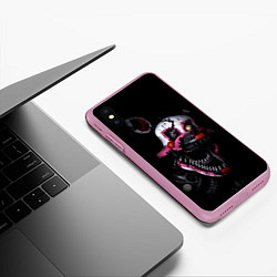 Чехол iPhone XS Max матовый Twisted Bonnie, цвет: 3D-розовый — фото 2