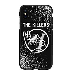 Чехол iPhone XS Max матовый The Killers - КОТ - Краска, цвет: 3D-черный
