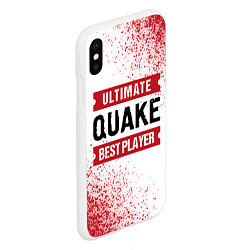 Чехол iPhone XS Max матовый Quake Ultimate, цвет: 3D-белый — фото 2