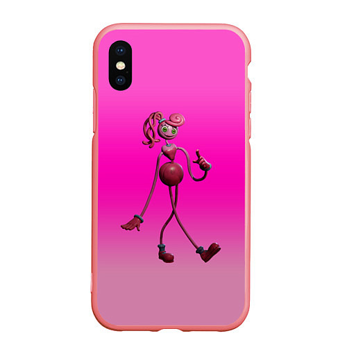 Чехол iPhone XS Max матовый POPPY PLAYTIME МАМА ДЛИННЫЕ НОГИ / 3D-Баблгам – фото 1