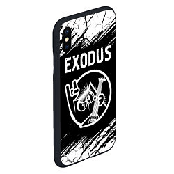 Чехол iPhone XS Max матовый Exodus КОТ Краски, цвет: 3D-черный — фото 2