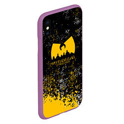 Чехол iPhone XS Max матовый Wu-tang clan - ghostface killah, цвет: 3D-фиолетовый — фото 2