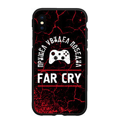 Чехол iPhone XS Max матовый Far Cry Победил