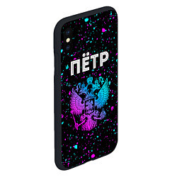 Чехол iPhone XS Max матовый Пётр Россия, цвет: 3D-черный — фото 2