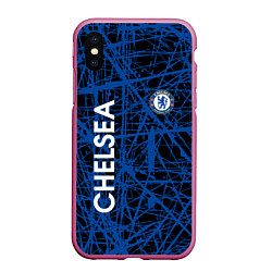 Чехол iPhone XS Max матовый CHELSEA F C