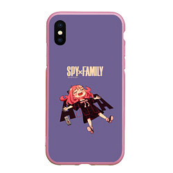 Чехол iPhone XS Max матовый Spy x Family Anya Forger