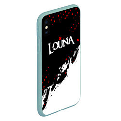 Чехол iPhone XS Max матовый Louna band - лоуна, цвет: 3D-мятный — фото 2