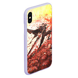 Чехол iPhone XS Max матовый BERSERK ГАТС РУНА спина, цвет: 3D-светло-сиреневый — фото 2