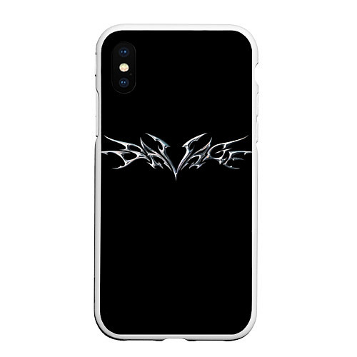 Чехол iPhone XS Max матовый AESPA SAVAGE LOGO / 3D-Белый – фото 1