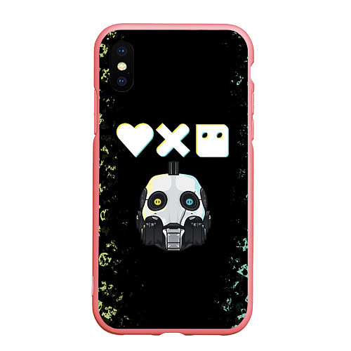 Чехол iPhone XS Max матовый Love, Death and Robots Pattern / 3D-Баблгам – фото 1