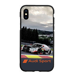 Чехол iPhone XS Max матовый Audi Sport Racing team Ауди Спорт Гоночная команда