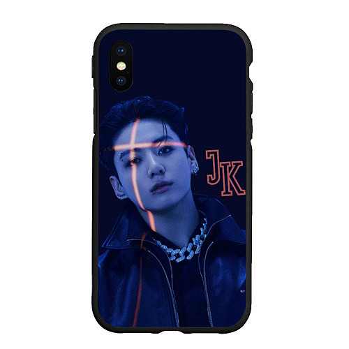 Чехол iPhone XS Max матовый JUNGKOOK PROOF BTS / 3D-Черный – фото 1