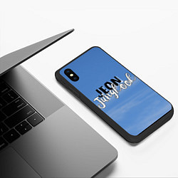 Чехол iPhone XS Max матовый JEON JUNGKOOK BTS, цвет: 3D-черный — фото 2