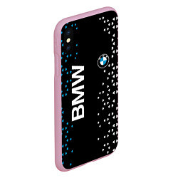 Чехол iPhone XS Max матовый BMW Абстракция, цвет: 3D-розовый — фото 2