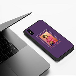 Чехол iPhone XS Max матовый Звёзды 80-х CC Catch, цвет: 3D-черный — фото 2